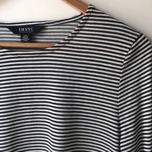 Isaac Mizrahi Long Sleeve Crew Neck Top